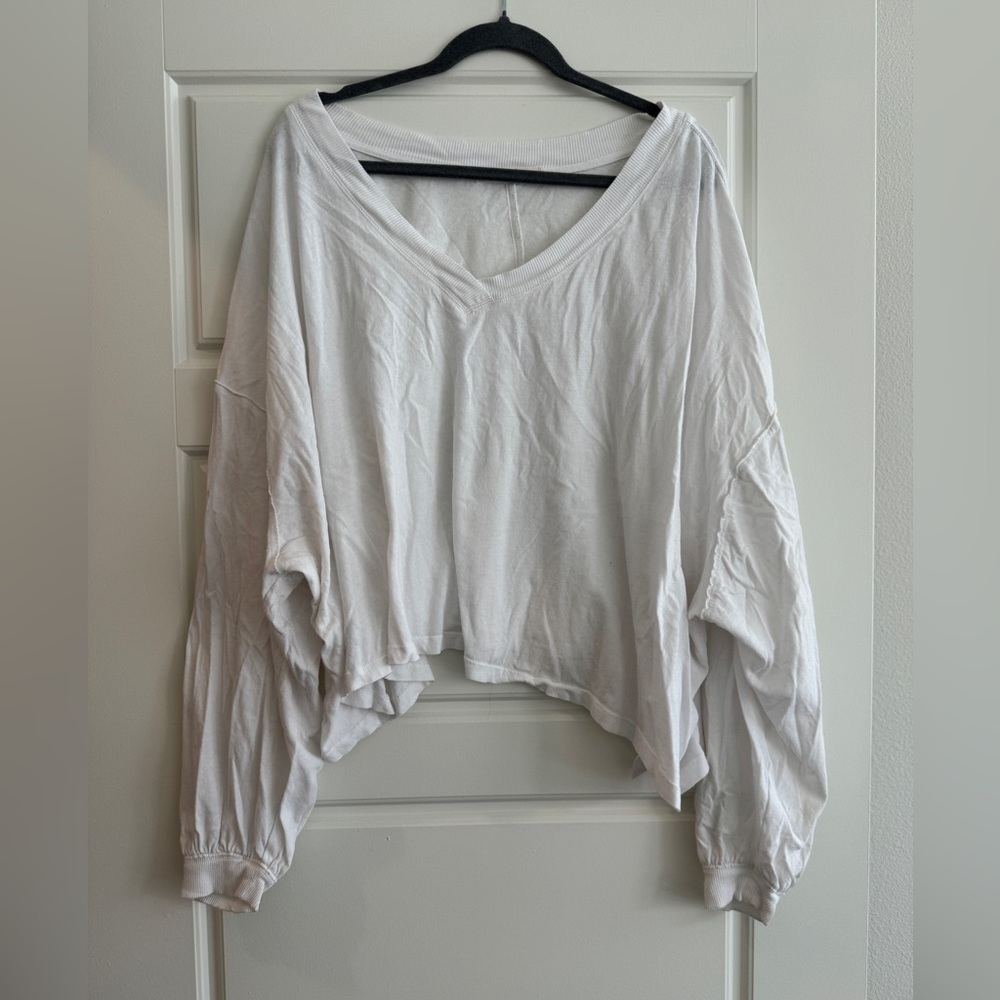 We The Free long sleeve cropped shirt